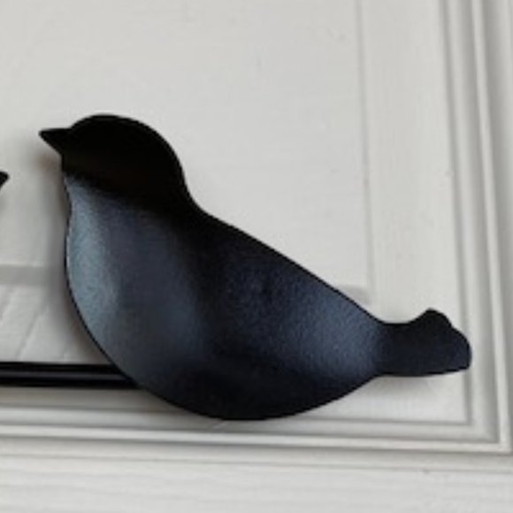 Farmhouse Metal Bird Cutout Birds on Branch Wire Art, Wall Decor - Picture 3 of 14